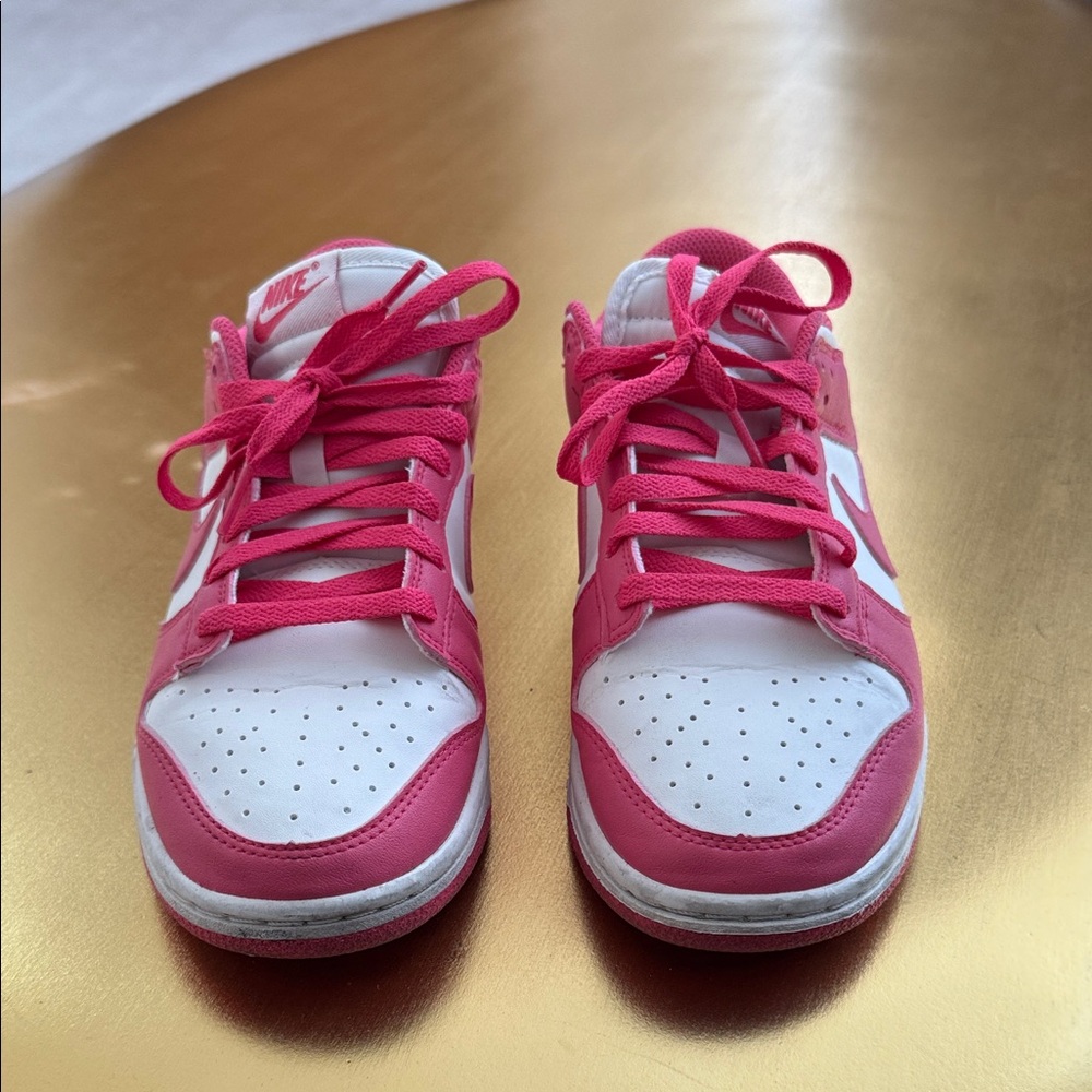 Nike Pink and White Athletic Shoes